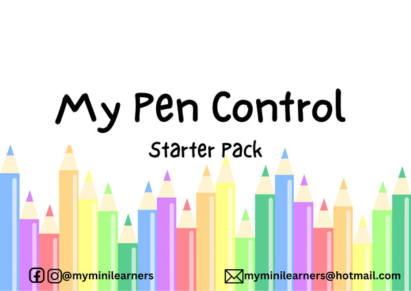 Pen Control Starter Pack (wipe clean)